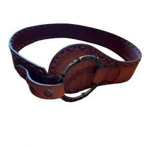 Genuine leather belt. Size s/m